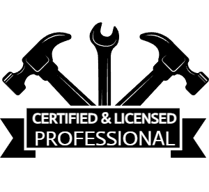 Certified & Licensed Professional badge